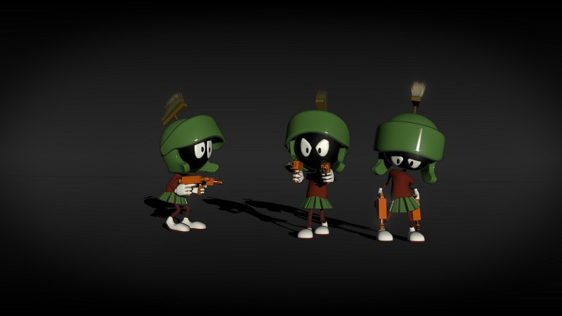 marvin the martian with simple rig preview image 1